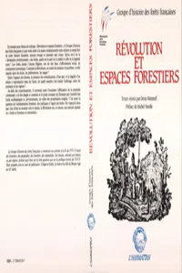 Révolution et espaces forestiers_cover