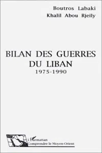 Bilan des guerres du Liban 1975-1990_cover