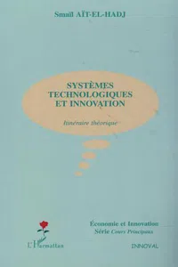 SYSTÈMES TECHNOLOGIQUES ET INNOVATION_cover