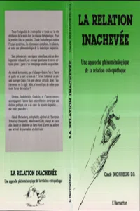 La relation inachevée_cover