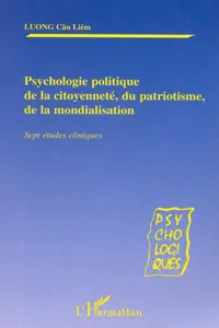 PSYCHOLOGIE POLITIQUE DE LA CITOYENNETÉ, DU PATRIOTISME,DE LA MONDIALISATION_cover