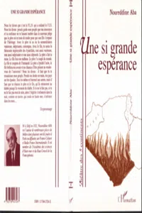 Une si grande espérance_cover