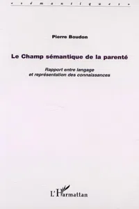 LE CHAMP SÉMANTIQUE DE LA PARENTÉ_cover