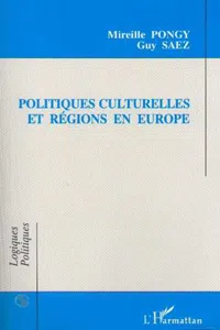 Politiques culturelles et régions en Europe_cover