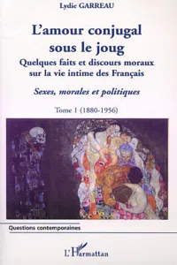 L'AMOUR CONJUGAL SOUS LE JOUG_cover