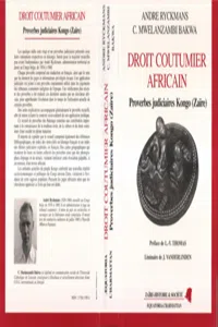 Droit coutumier africain_cover