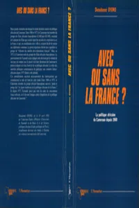 Avec ou sans la France ?_cover