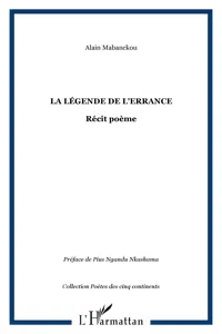 La légende de l'errance_cover