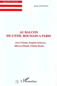 AU BALCON DE L'EXIL ROUMAIN A PARIS_cover