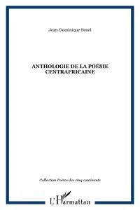 Anthologie de la poésie centrafricaine_cover