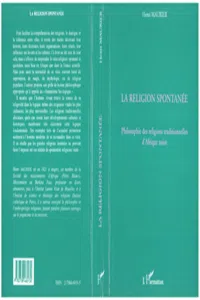 La Religion Spontanée_cover