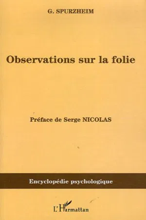 Observations sur la folie