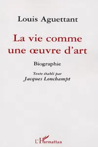 La vie comme une oeuvre d'art_cover