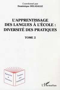 L'apprentissage des langues à l'école : diversité des pratiques_cover