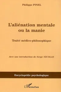 L'aliénation mentale ou la manie_cover