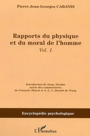 Rapports du physique et du moral de l'homme