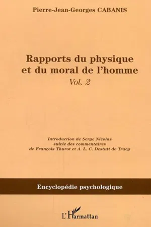 Rapports du physique et du moral de l'homme