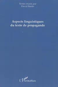 Aspects linguistiques du texte de propagande_cover