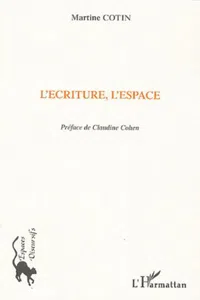 L'écriture, l'espace_cover