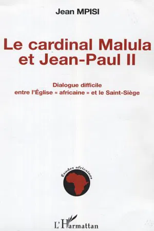 Le cardinal Malula et Jean-Paul II