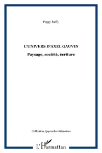 L'univers d'Axel Gauvin_cover