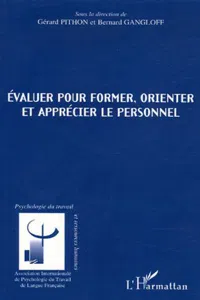 Evaluer pour former, orienter et apprécier le personnel_cover