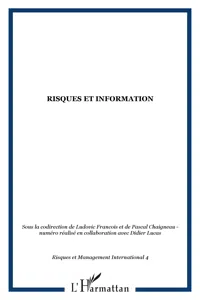 Risques et information_cover