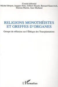 Religions monothéistes et greffes d'organes_cover