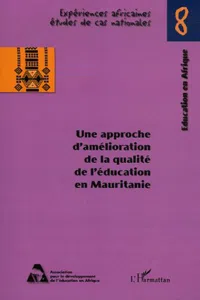 Une approche d'amélioration de la qualité de l'éducation en Mauritanie_cover