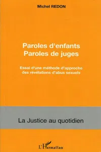 Paroles d'enfants paroles de juges_cover