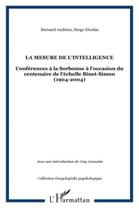 La mesure de l'intelligence_cover