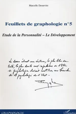 Feuillets de graphologie n°5