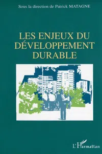 Les enjeux du développement durable_cover