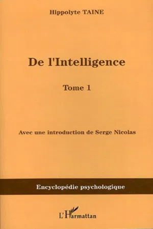 De l'intelligence