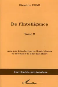 De l'intelligence_cover