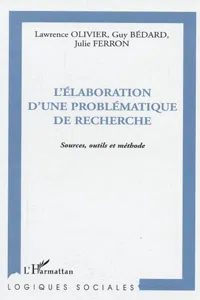 L'élaboration d'une problématique de recherche_cover