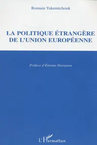 La politique étrangère de l'Union européenne_cover