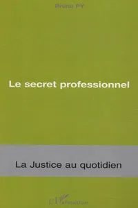 Le secret professionnel_cover