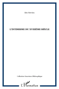 L'intimisme du XVIIIème siècle_cover