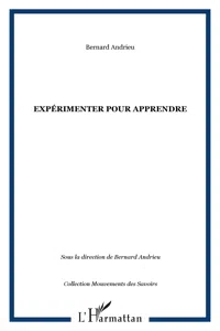 Expérimenter pour apprendre_cover