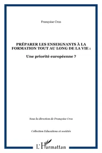 Préparer les enseignants à la formation tout au long de la vie: une priorité européenne?_cover