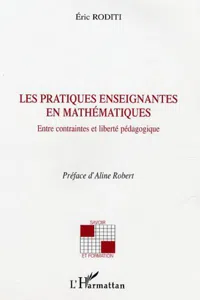 Les pratiques enseignantes en mathématiques_cover