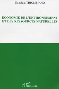 Economie de l'environnement et des ressources naturelles_cover