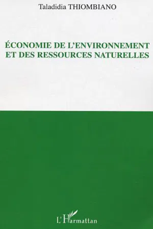 Economie de l'environnement et des ressources naturelles