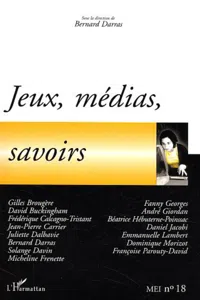 Jeux, médias, savoirs_cover