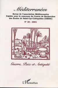 Guerre,Paix et Antiquité_cover