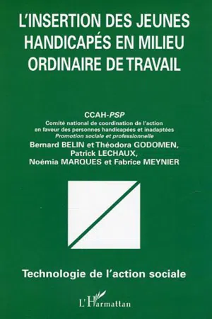 L'insertion des jeunes handicapés en milieu ordinaire de travail