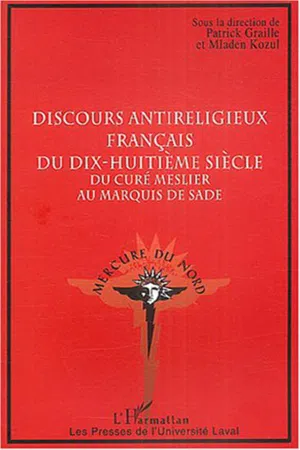 Discours antireligieux français du dix-huitième siècle