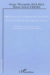 Médias et communications sociales au Burkina Faso_cover