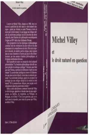 Michel Villey et le droit naturel en question